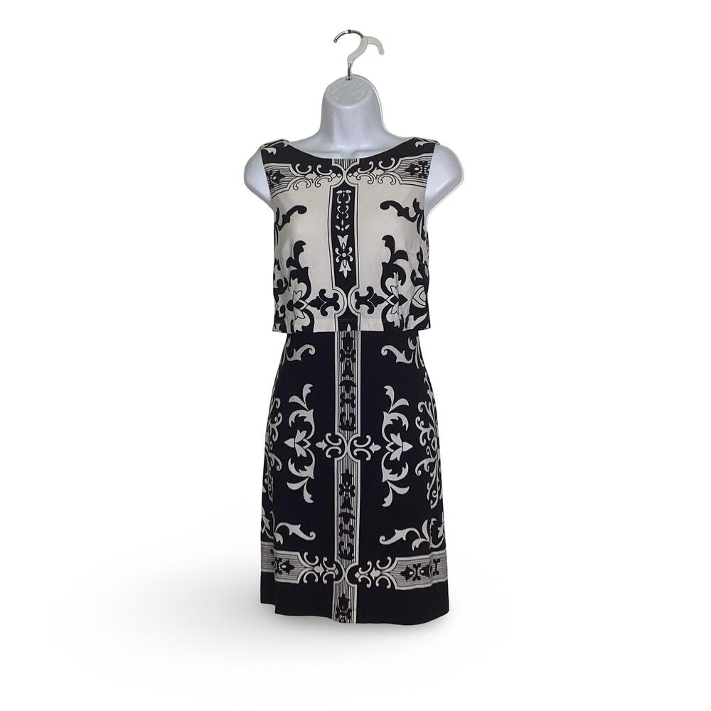 Donna Morgan Black & White Dress